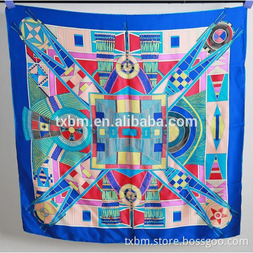 Customize Christmas gift, printed silk scarf, square satin scarf